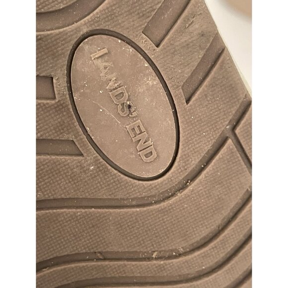 Lands' End Errand Runner Trainers Blue Suede Leather Sneakers Women's 8B Comfy - Picture 11 of 12